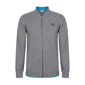 Kenzo Men's Tiger Crest Zipped Cardigan Sweater