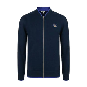 Kenzo Men's Tiger Crest Zipped Cardigan Sweater
