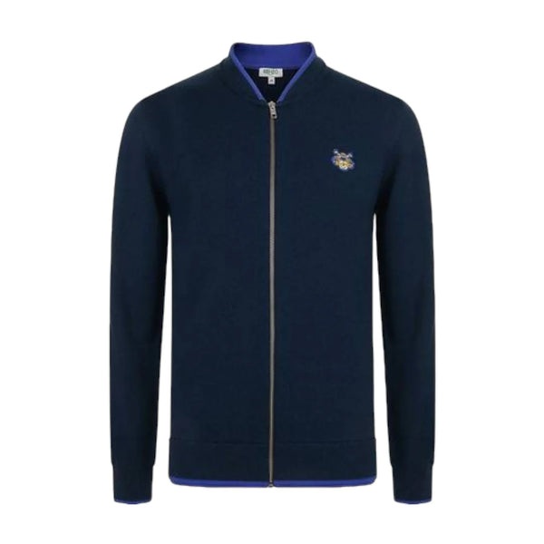 Kenzo Men's Tiger Crest Zipped Cardigan Sweater