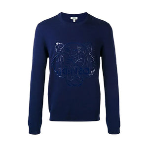 Kenzo Men's Silicone Tiger Patch Jumper Sweater