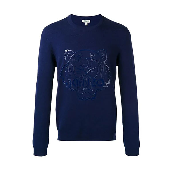 Kenzo Men's Silicone Tiger Patch Jumper Sweater