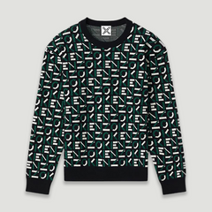 Kenzo Men's Jacquard Monogram Jumper Sweater