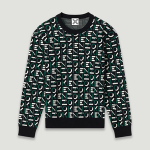 Kenzo Men's Jacquard Monogram Jumper Sweater