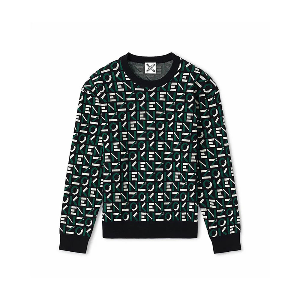 Kenzo Men's Jacquard Monogram Jumper Sweater