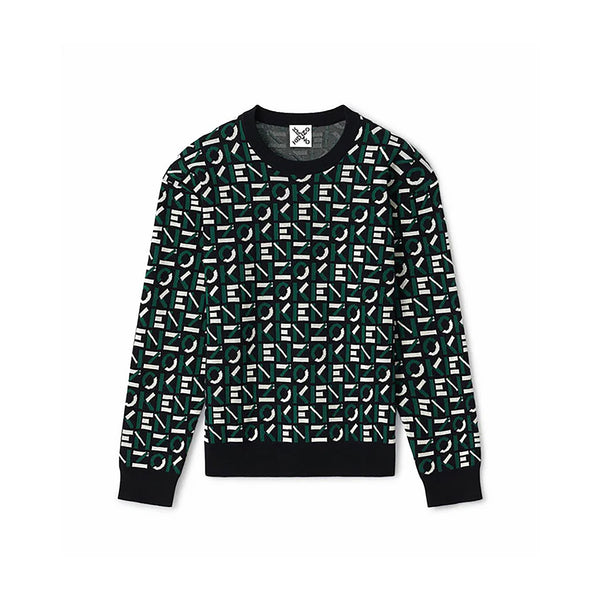 Kenzo Men's Jacquard Monogram Jumper Sweater