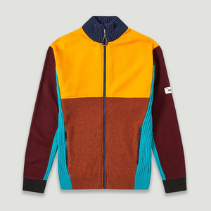 Kenzo Men's Color Block Wool Full-Zip Cardigan Sweater