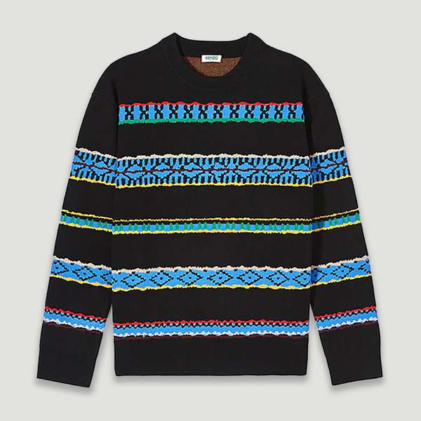 Kenzo Men's "Peruvian Stripes" Sweater
