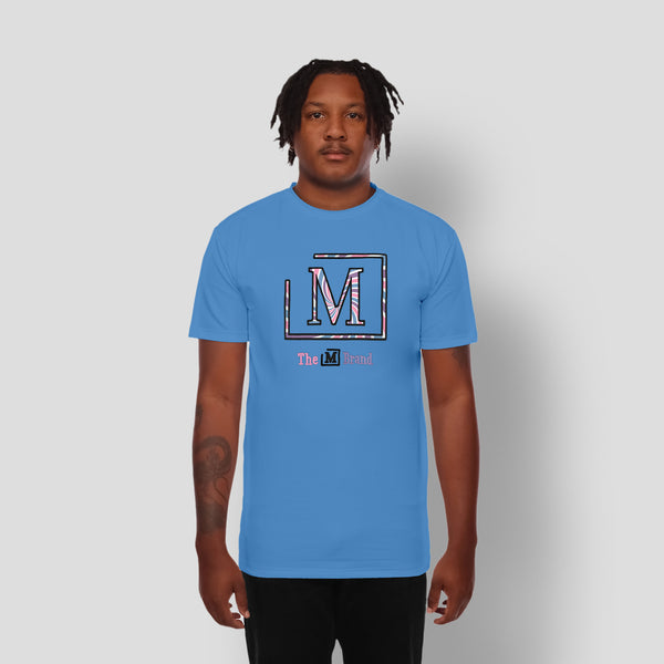 MDB Clearance Men's "M" Swirl Embroidered Logo T-Shirt