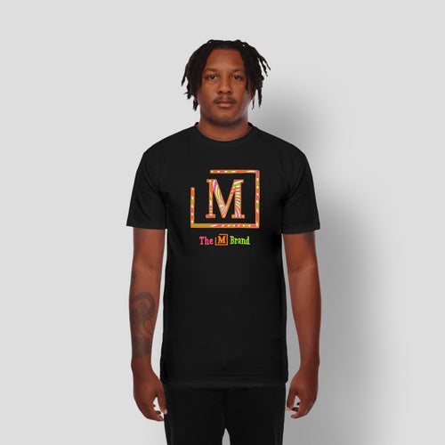 MDB Clearance Men's "M" Swirl Embroidered Logo T-Shirt
