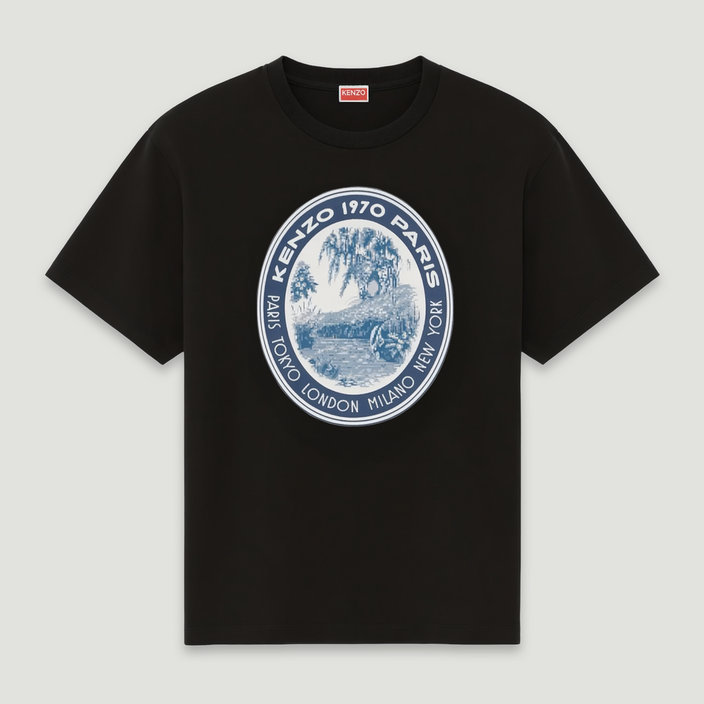Kenzo Men's Tiger Patch Oversize T-Shirt