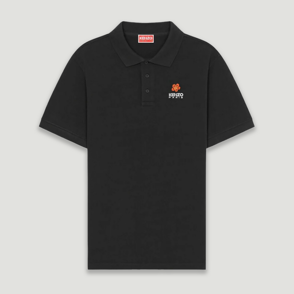 Kenzo Paris Men's 'Boke Flower' Crest Polo Shirt