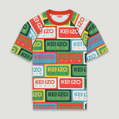 Kenzo Men's 'KENZO LABELS' Fitted T-Shirt