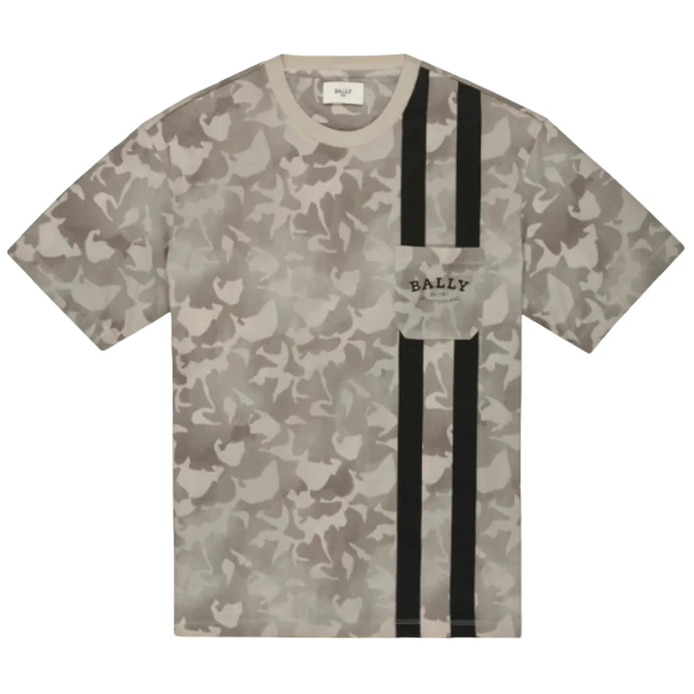 Bally Men's Organic Cotton Camouflage T-Shirt