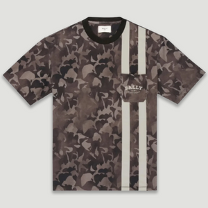 Bally Men's Organic Cotton Camouflage T-Shirt