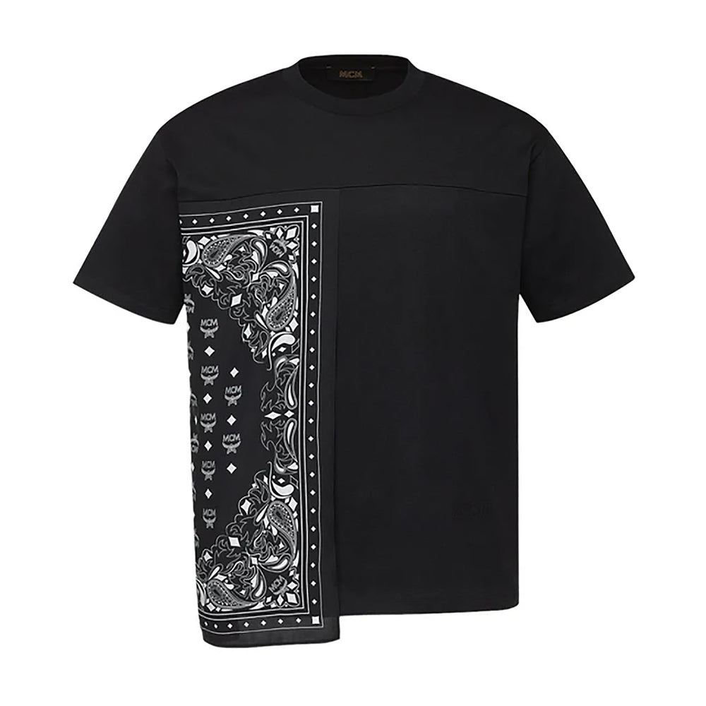MCM Men's Bandana T-Shirt in Organic Cotton