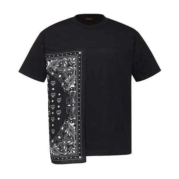 MCM Men's Bandana T-Shirt in Organic Cotton