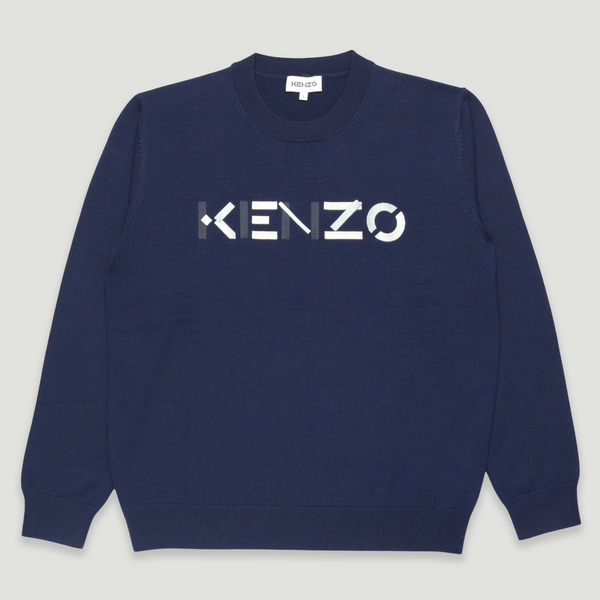 Kenzo Men's Woollen Embroidered Logo Sweater
