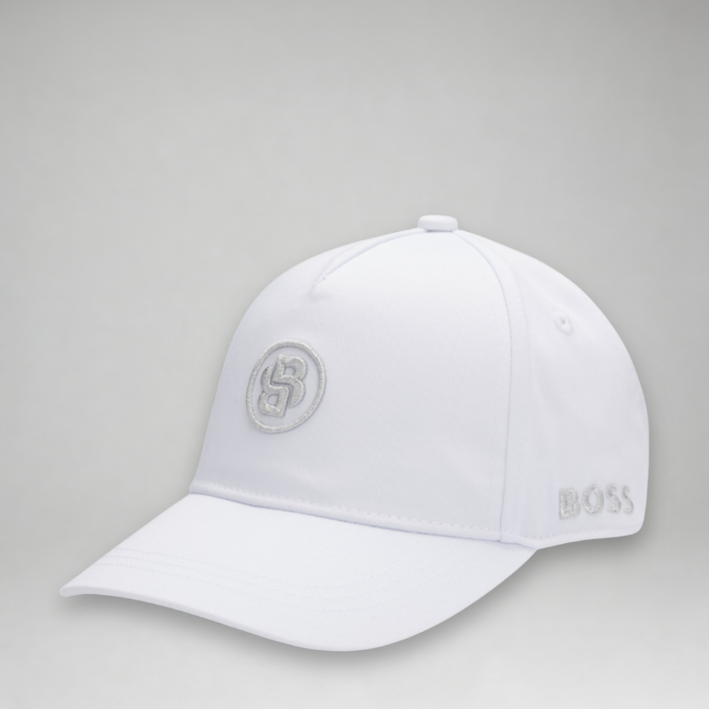 Hugo Boss Kids Interlocking B Logo Baseball Cap