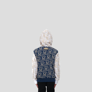 MDB Couture Kids French Terry Monogram Hoodie Sweatshirt