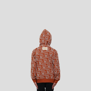 MDB Couture Kids Woven Monogram Hoodie Sweatshirt