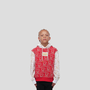 MDB Couture Kids French Terry Monogram Hoodie Sweatshirt