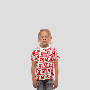 MDB Couture Kids Woven Monogram T-Shirt