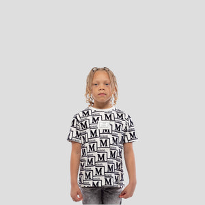 MDB Couture Kids Woven Monogram T-Shirt