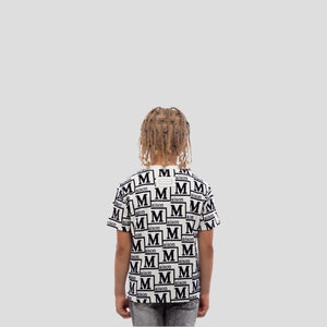 MDB Couture Kids Woven Monogram T-Shirt