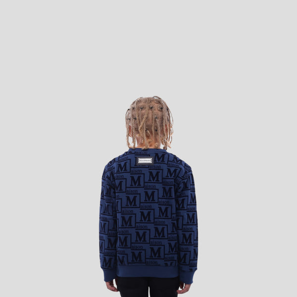 MDB Couture Kids Monogram Crewneck Sweatshirt