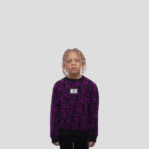 MDB Couture Kids Monogram Crewneck Sweatshirt