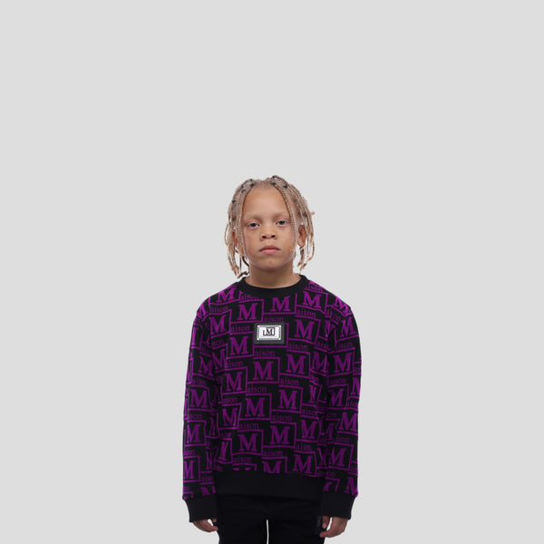 MDB Couture Kids Monogram Crewneck Sweatshirt