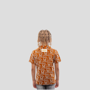 MDB Couture Kids Woven Monogram T-Shirt
