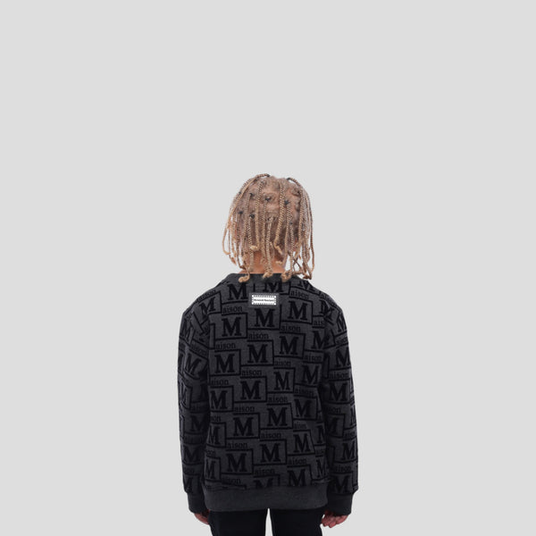 MDB Couture Kids Monogram Crewneck Sweatshirt