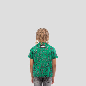 MDB Couture Kids Textured Monogram T-Shirt