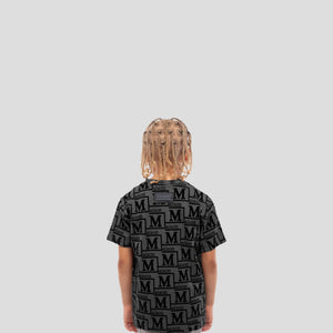 MDB Couture Kids Woven Monogram T-Shirt