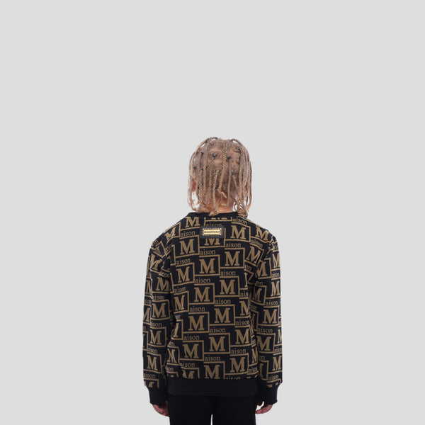 MDB Couture Kids Monogram Crewneck Sweatshirt