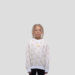 MDB Couture Kids Monogram Crewneck Sweatshirt