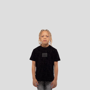 MDB Couture Kids Woven Monogram T-Shirt