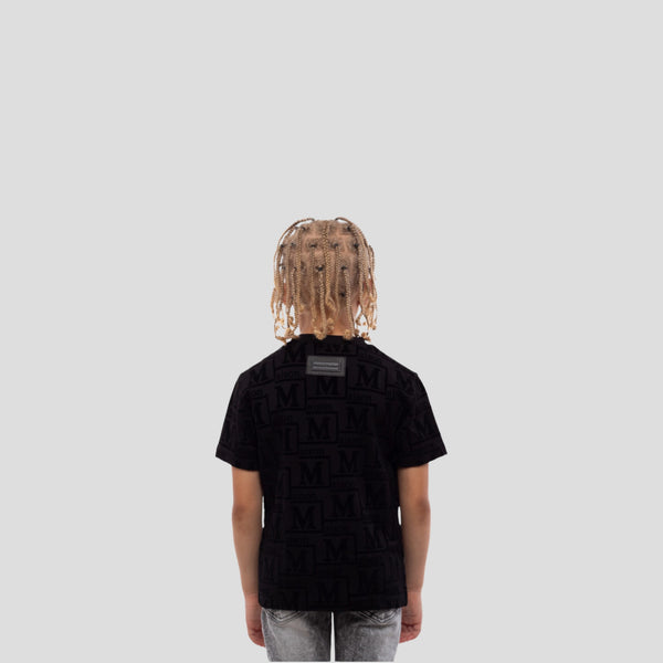 MDB Couture Kids Woven Monogram T-Shirt