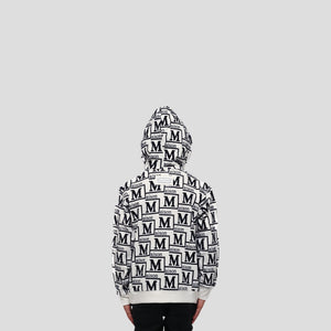 MDB Couture Kids Woven Monogram Hoodie Sweatshirt