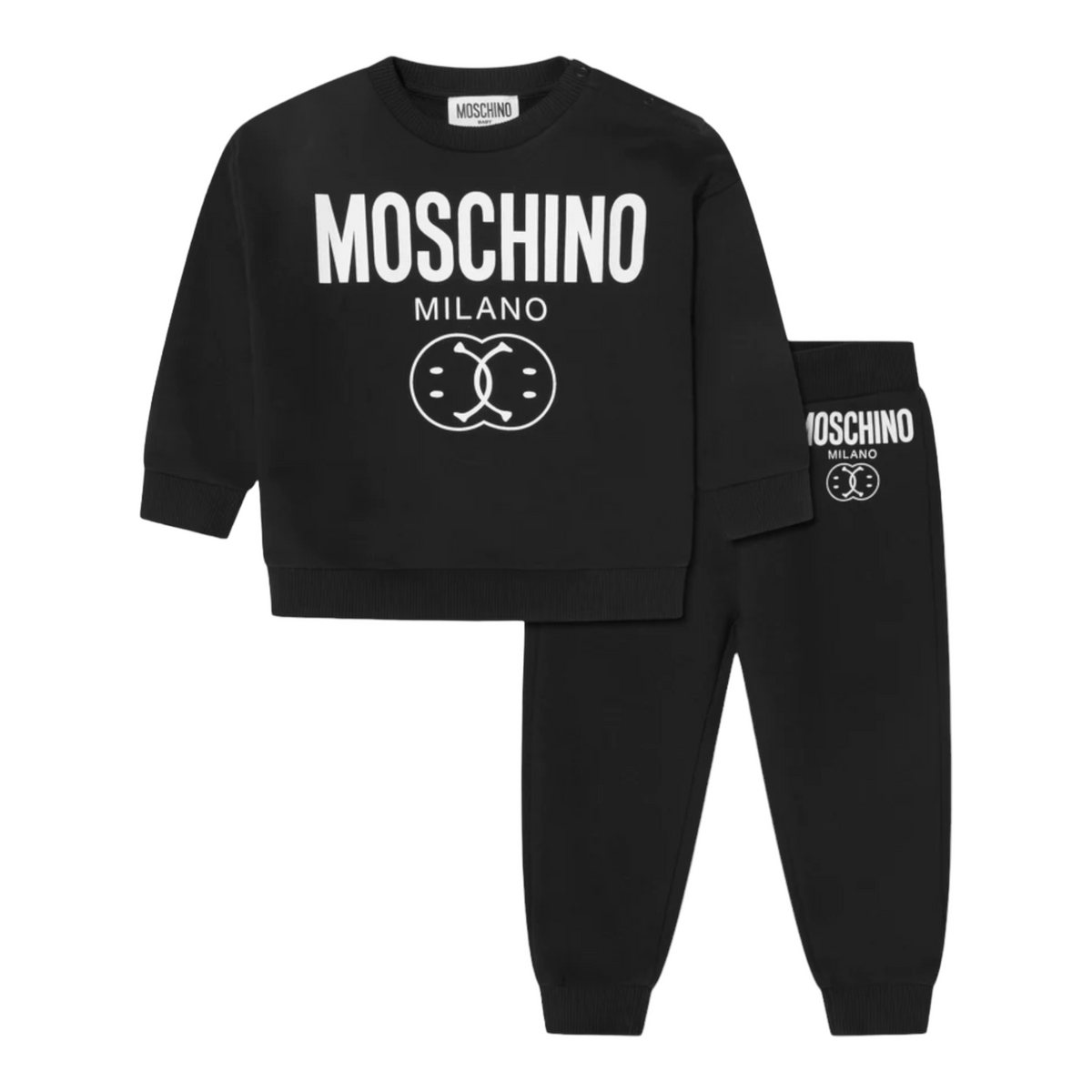 Moschino Baby's Milano Double Smiley Sweatsuit
