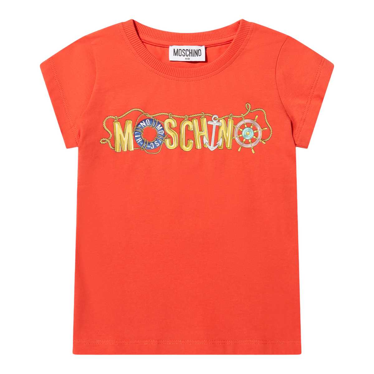 Moschino Kids Sailor Text T-Shirt