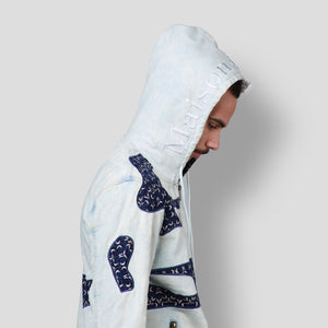 MDB Brand Men's Tapestry Denim Hoodie