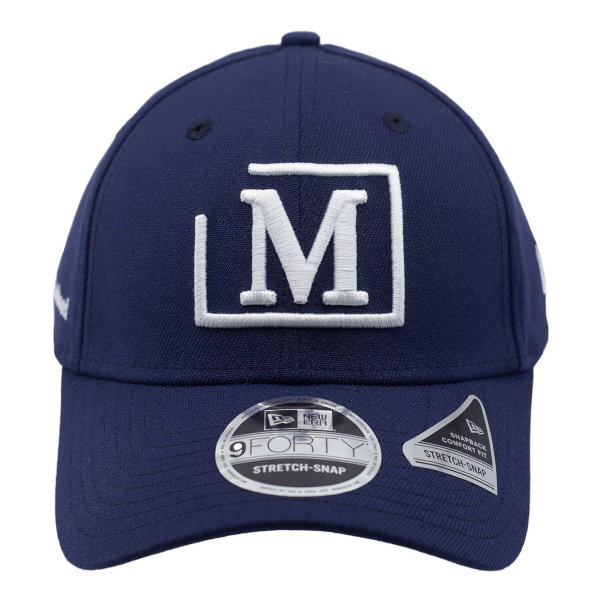 MDB Brand x New Era 9Forty Stretch Snap Embroidered Cap - Blue