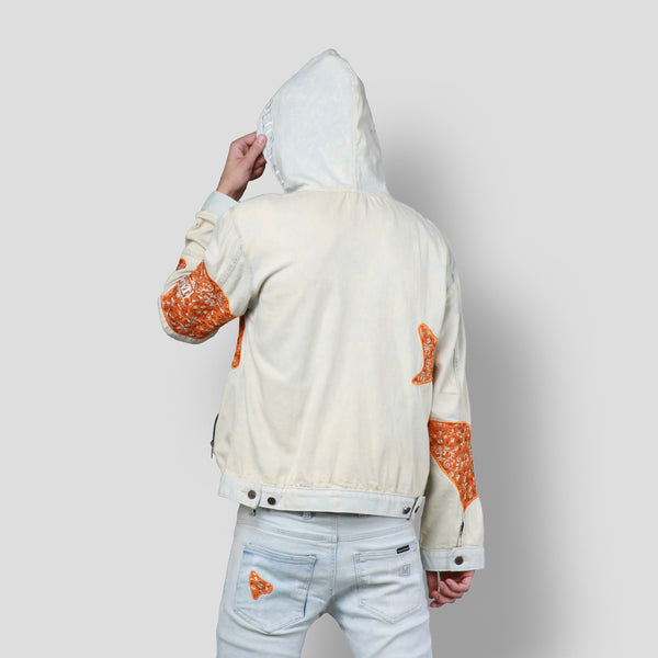 MDB Brand Men's Tapestry Denim Hoodie