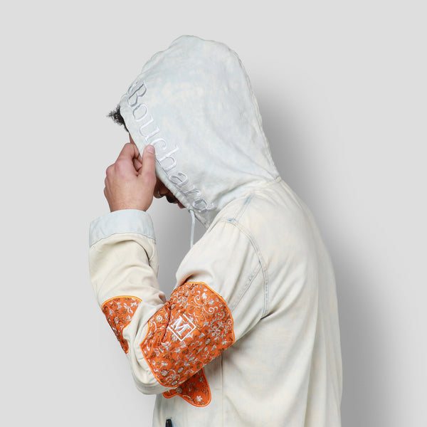 MDB Brand Men's Tapestry Denim Hoodie