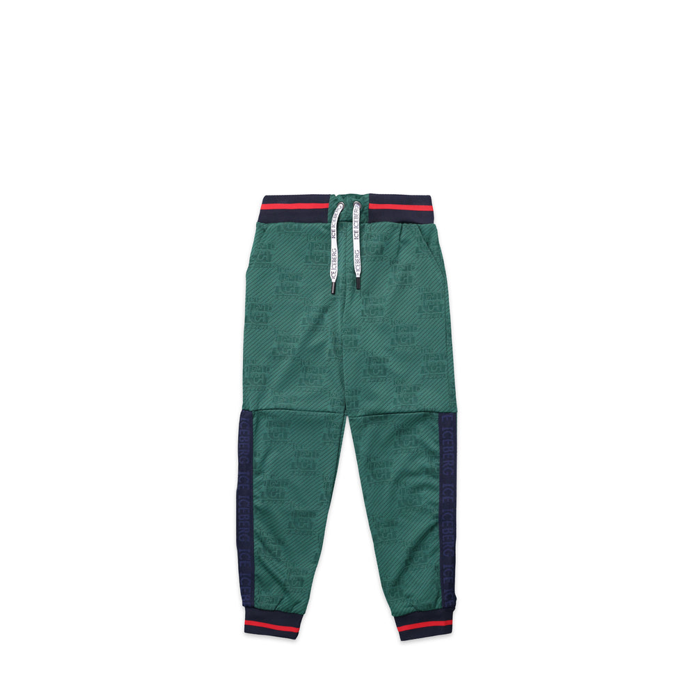 Iceberg Kids Jacquard Taped Logo Sweatpants