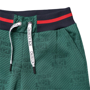 Iceberg Kids Jacquard Taped Logo Sweatpants