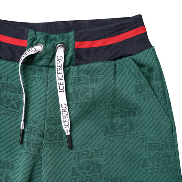 Iceberg Kids Jacquard Taped Logo Sweatpants