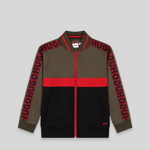 HUGO by Hugo Boss Kids Piqué Logo Track Jacket